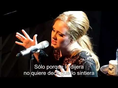Adele - Rumour has it [Subtitulado al Español]