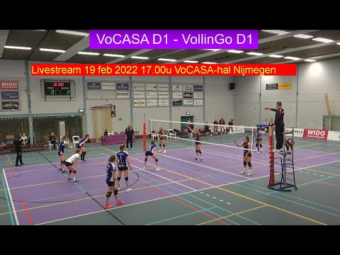 Vocasa D1 - VollinGo D1 (19-2-2022, Topdivisie Dames Volleybal) - Livestream