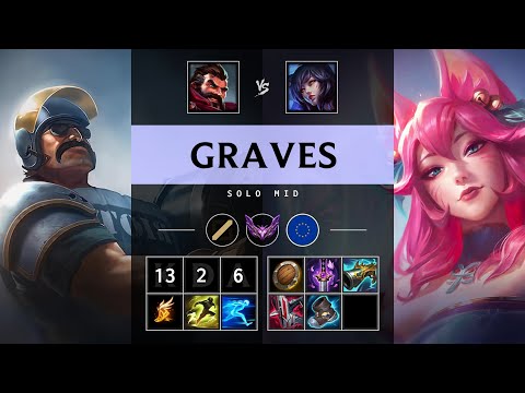 Graves Mid vs Ahri - EUW Master Patch 25.18