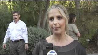 Sarah Michelle Gellar interviewed at the Beastly Ball video