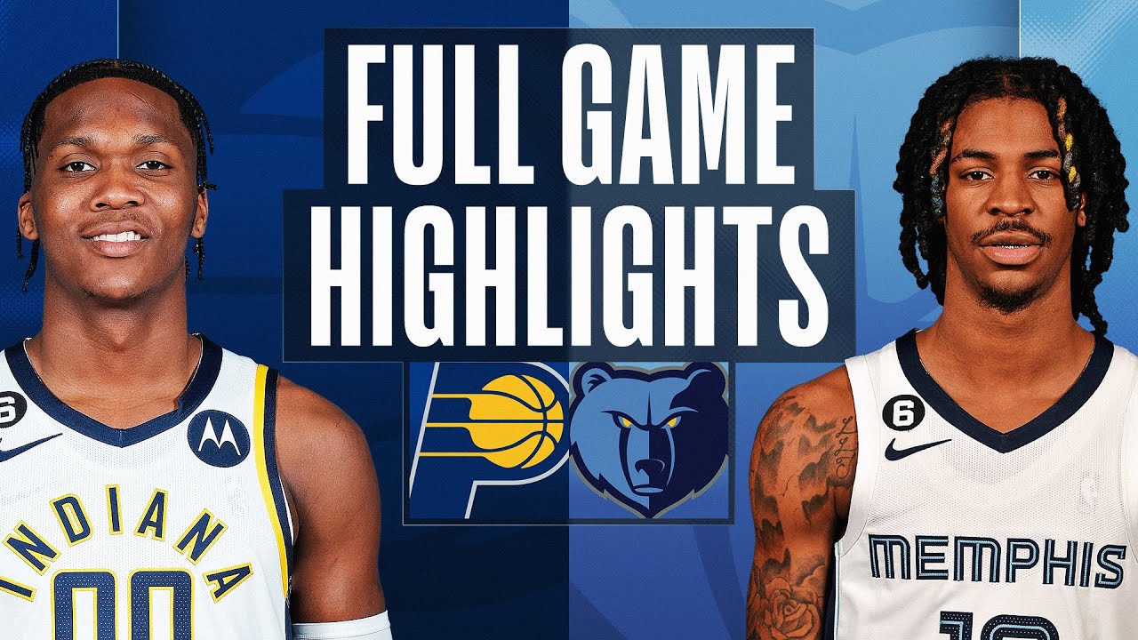 PACERS at GRIZZLIES | FULL GAME HIGHLIGHTS | January 29, 2023