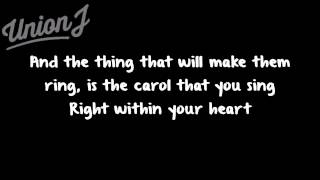 It&#39;s Begining To Look Like Christmas - Union J (Lyrics) |The PointlessBlondes