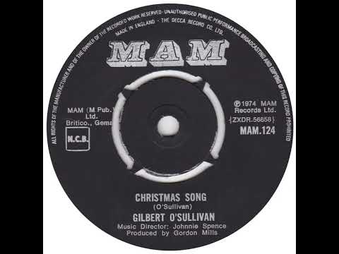 UK New Entry 1974 (284) Gilbert O'Sullivan - Christmas Song
