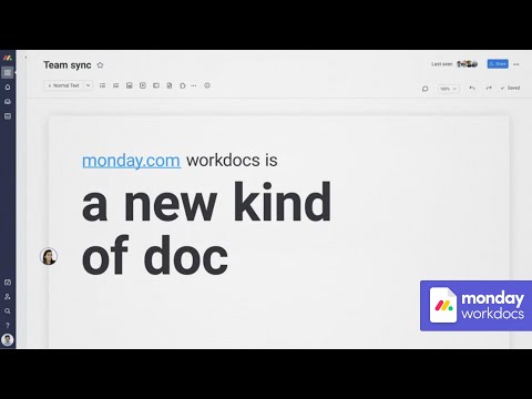 Meet monday workdocs | A new kind of doc