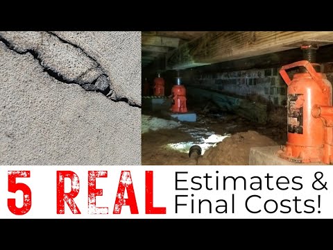 $1,000, $45,000 or MORE?!?! How MUCH Do Foundation Repairs COST?