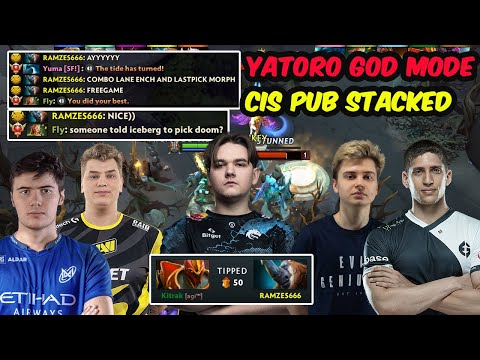 TSpirit.Yatoro vs Yuma Carry Battle - CIS PRO STACKED Feat Ramzes Dota 2 pro Gameplay
