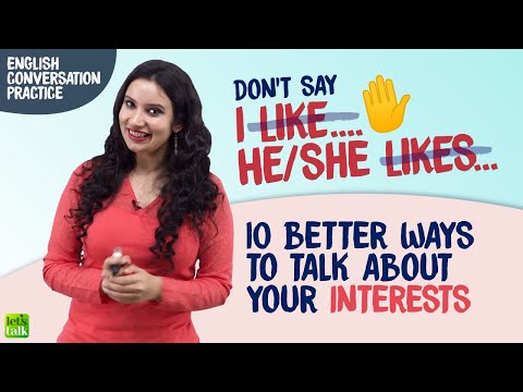 ?Don't say I Like/He Likes｜英会話フレーズ・語彙を学ぶ｜英語学習 (? Don't Say I Like/ He Likes | Learn Better English Conversation Phrases/Vocabulary | Learn English)