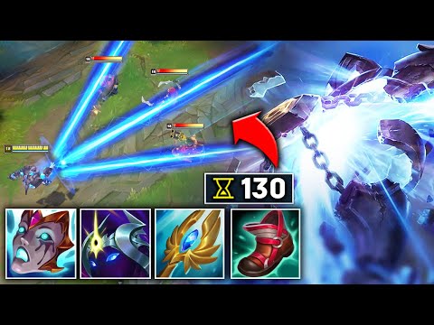 Xerath, but I have so much ability haste it looks like URF (SPAM EVERY SPELL)