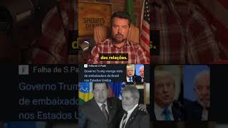 "O caminho que Lula está seguindo", diz Paulo Figueiredo sobre a perda de visto de embaixadora