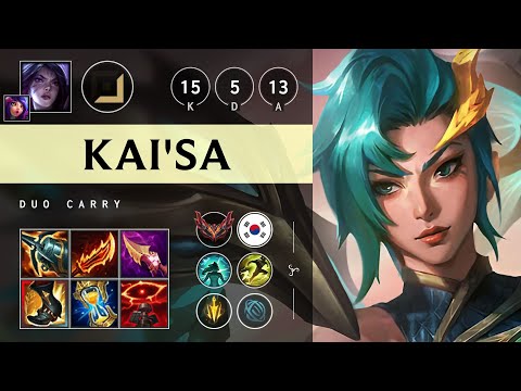 Kai'Sa ADC vs Yunara - KR Grandmaster Patch 25.21
