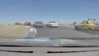 24 Hours of Lemons - Are Sweat Apalooza 2016 Dashcam Laps from Team 415 - DARE BMW 325i