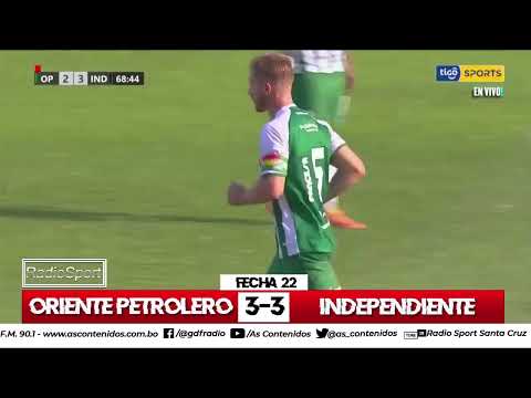 Fecha 22 | #OrientePetrolero 3-3 #Independiente