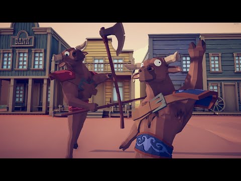 TABS Full Release | Axe Minotaur Vs. Every Faction