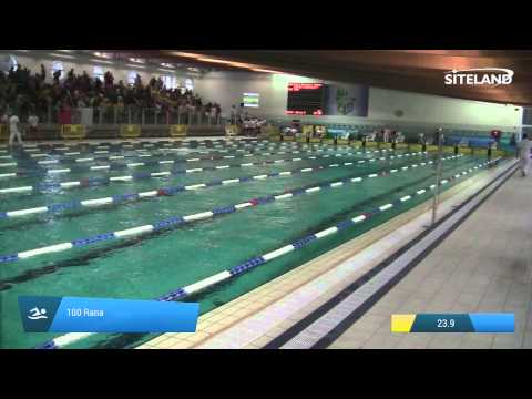 Serie 7 dei 100 Rana  Assoluti Femmine Master - Campionati Regionali Master 2015 VENETO e FRIULI VG