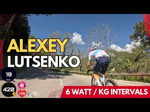 VO2max efforts with Alexey Lutsenko from Astana Qazaqstan 🇰🇿