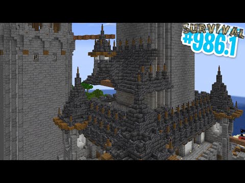 NUOVA COSTRUZIONE sul CASTELLO - Minecraft ITA SURVIVAL #986.1