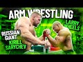 KIRILL SARYCHEV vs LARRY WHEELS ARM WRESTLING!