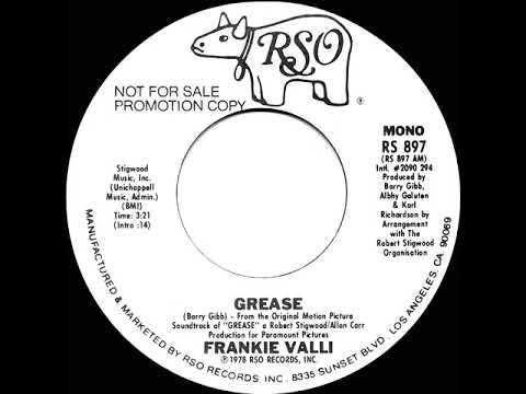 1978 Frankie Valli - Grease (mono radio promo 45)