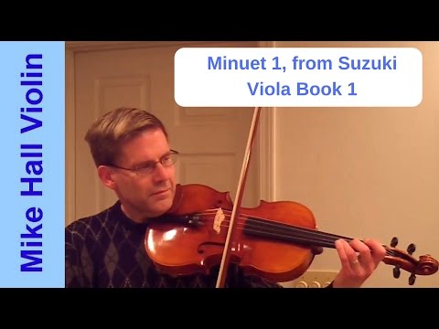 Minuet 1 - #15 from Suzuki Viola Book 1