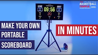 How to make your own Portable Basketball Scoreboard -- DYI 2023