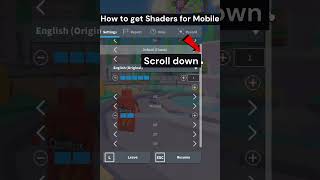 How to get Shaders for Roblox mobile/pc