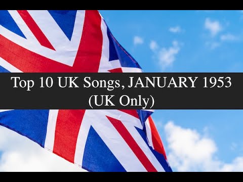 Top 10 UK Songs, JANUARY 1953; Eddie Fisher, Al Martino, Mario Lanzo, Tony Brent (UK Peakers)