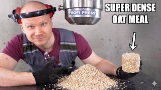 We Made Super Dense Oatmeal With a 300 Ton Press
