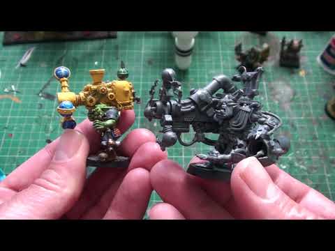 Big Mek with Shokk Attack Gun - Part Two - Sub-assemblies