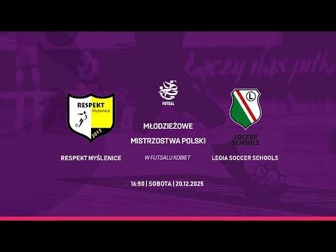Skrót meczu: Respekt Myślenice - Legia Soccer Schools | MMP U17 Kobiet 2025