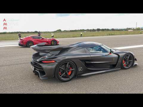NAKED CARBON Koenigsegg Jesko vs Mercedes-AMG ONE