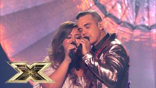 Robbie Williams & Scarlett Lee duet 'Angels' | The X Factor UK