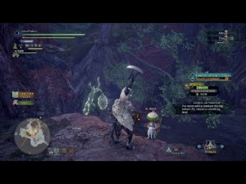 Catching a Gold Crown Augerfly (Monster Hunter Iceborne)