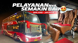 Download lagu TRYING AGRA MAS MALANG AGAIN AFTER 2 YEARS‼️Trip Malang - Jakarta with Agra Mas Double Decker mp3