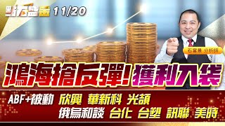 鴻海搶反彈!獲利入袋ABF+被動 #欣興 #華新科 #光頡 俄烏和談 #台化 #台塑 #訊聯 #美時 《點石盛金》石富景