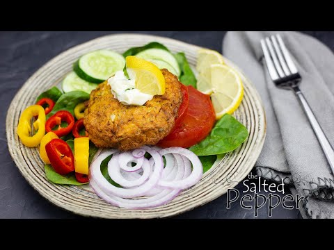 Low Carb (Keto) Salmon Cakes in the Ninja Foodi