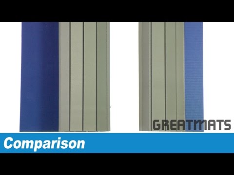 Comparing Home Roll Out Mats - Carpet vs. Vinyl Top Foam Exercise Mats