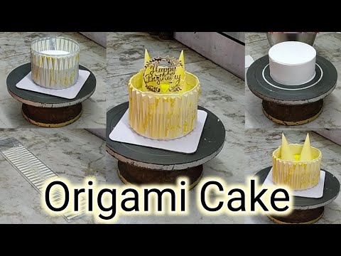 Origami Cake ||Pineapple Cake New Design ||New Cake Design 2021||Bakery Pineapple Cake
