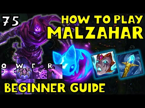 HOW TO PLAY MALZAHAR MID FOR BEGINNERS | MALZAHAR Guide Season 12 | A TO Z EP. 75| League of Legends