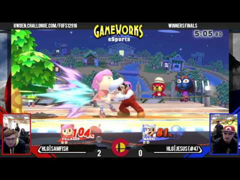 HLG | SAMFISH (Villager) Vs. HLG | Jesus (Mario) - Winners Finals