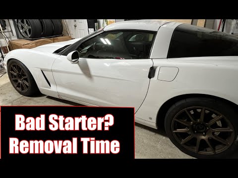 C6 Corvette - Remove Starter