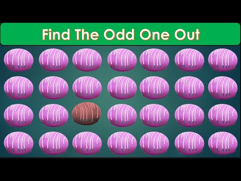 Find The Odd One Out in These Pictures? How Good Your Eyes#36 |Find The Odd emoji | Fruit Game|