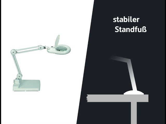 Video Teaser für MAULviso Lupenleuchte - weiß