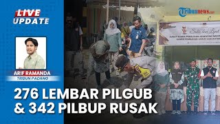 276 Lembar Pilgub dan 342 Pilbup Rusak di Sijunjung Dimusnahkan agar Tak Disalahgunakan
