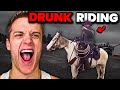 Cops Chase Drunk Man On A Horse