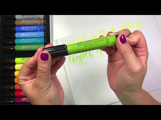 Vídeo relacionado con Faber-Castell 167699 Pitt artist pen Big Brush - Bolígrafo (punta ancha), color negro