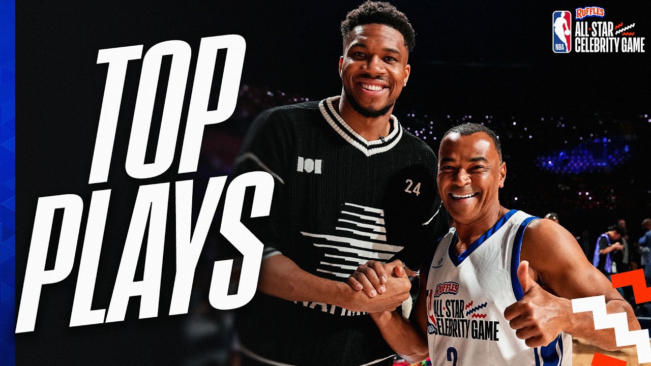 Team Giannis' TOP Plays of the 2026 Ruffles All-Star Celebrity Game 🔥