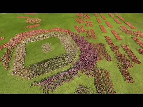 3000 FOOT COMPANIONS vs 12800 BEST ROMAN UNITS - Total War ROME 2