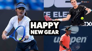 Sponsorship changes and racquet switches on the pro tour