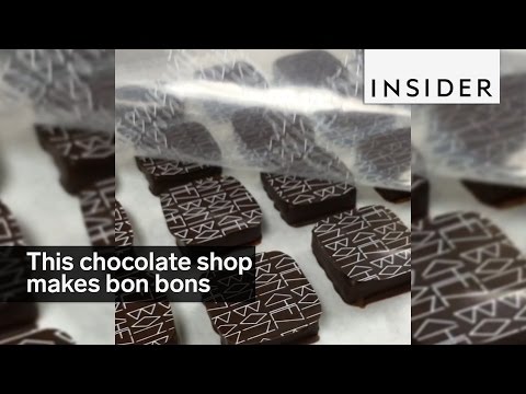 This chocolate shop makes gourmet bon bons
