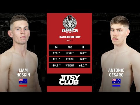 ETERNAL 68 - LIAM HOSKIN VS ANTONIO CESARO - MMA FIGHT VIDEO